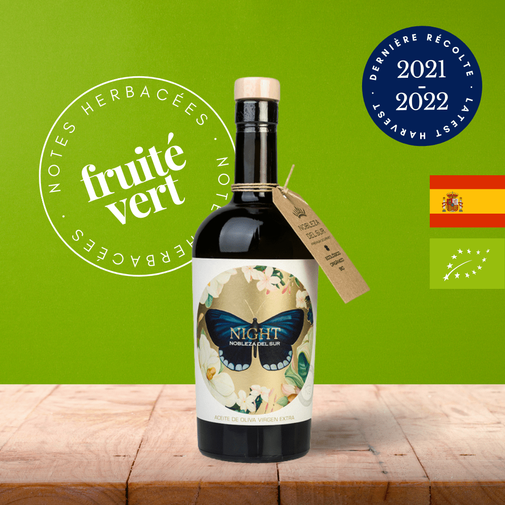 Chercheurs d'or vert - Vendita all'ingrosso Olio d'oliva - Olio extravergine di oliva biologico “Night” 50 cl1