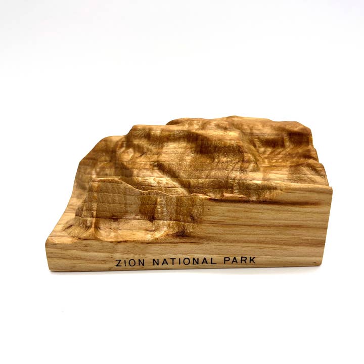 Zion National Park træ topografisk udskæring for engroshandel hos mosey design