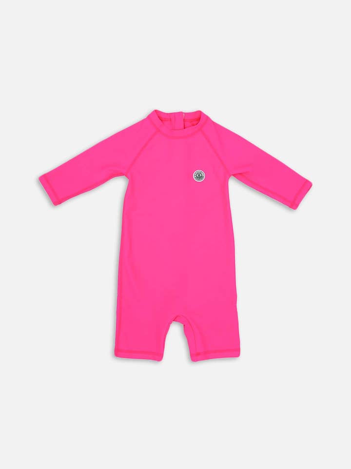 BABY BADDRÄKT - NEON ROSA för wholesale av Badawii Beachwear