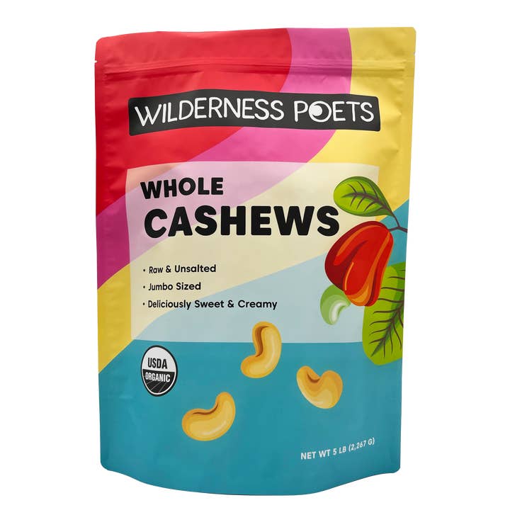 Wilderness Poets - Wholesale Nuts - Organic Jumbo Cashews10