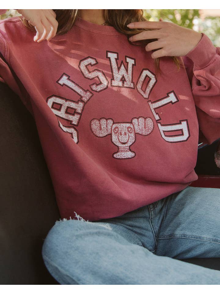 LivyLu - Wholesale Graphic Sweatshirt - Unisex - Griswold Christmas Crimson Graphic Sweatshirt