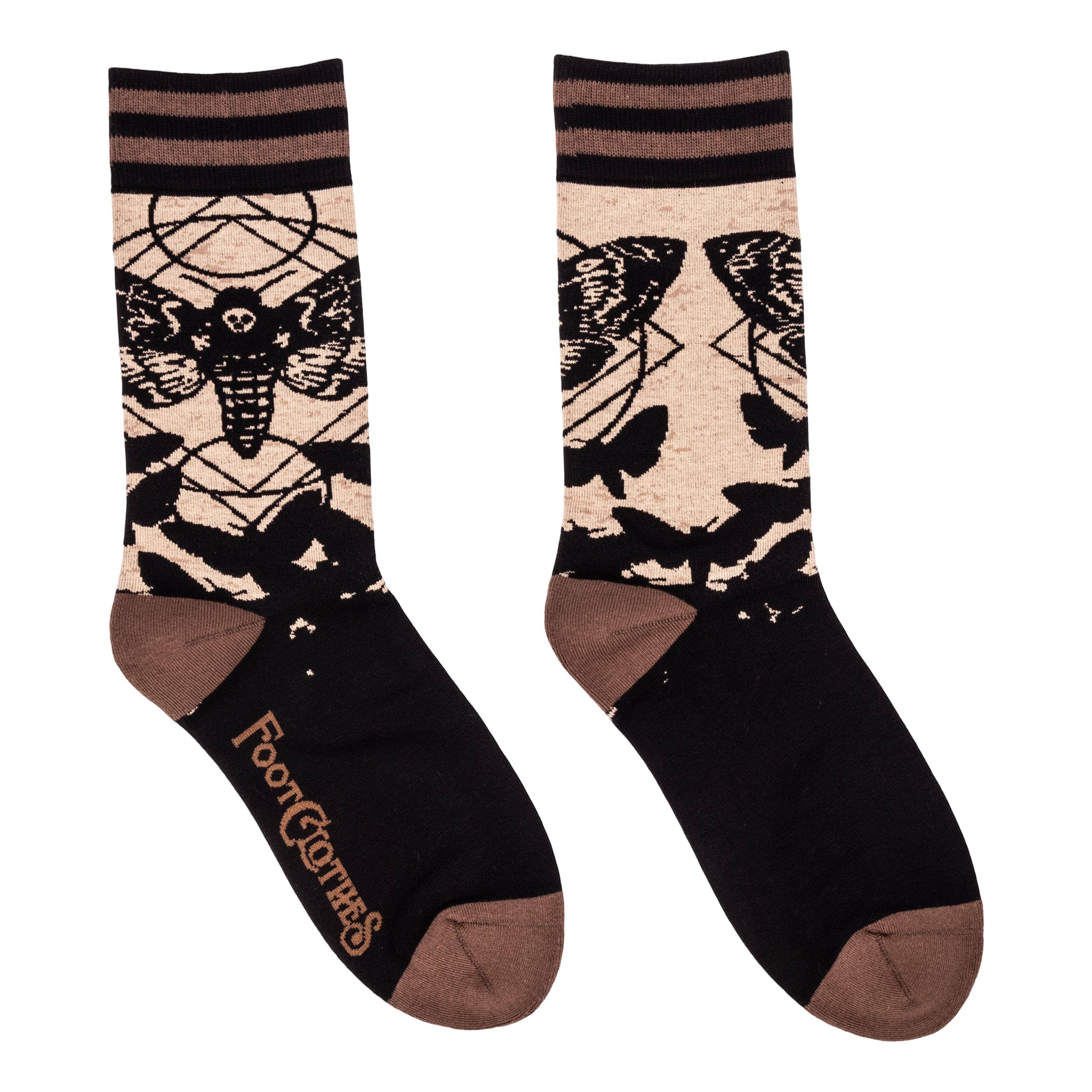 FootClothes LLC – wholesale Socks – Unisex – Death's Head Hawkmoth Socks