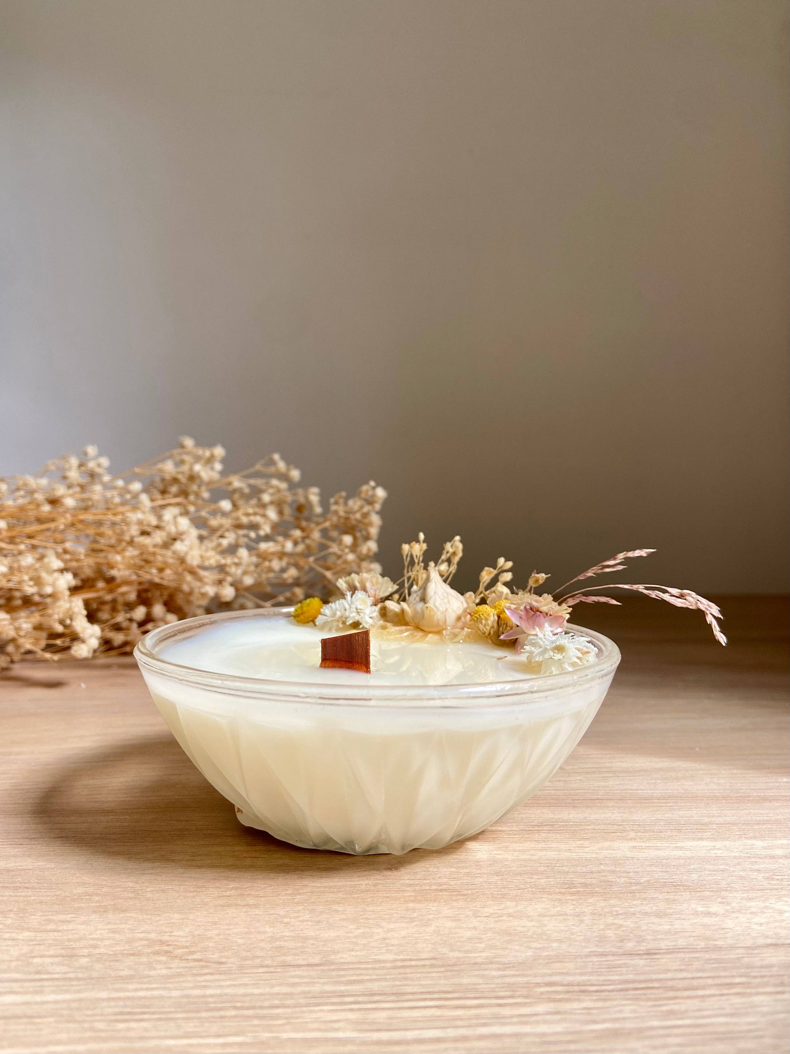 Rivage Candle - Wholesale Jar/Filled Candle - EIRINI | Handmade Flower Candle Scented with Tuberose Flower2