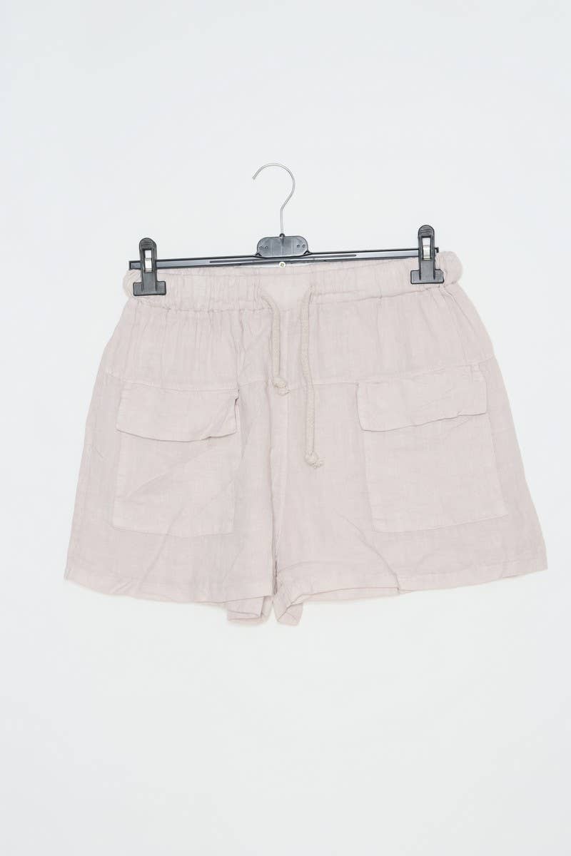 LÉA & LUC - Wholesale Korte broeken - Dames - Korte broek van 100% linnen REF. 85700