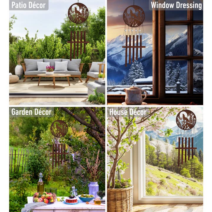Cota Global - Wholesale Wind Chime - Wind Chime - Wolf2