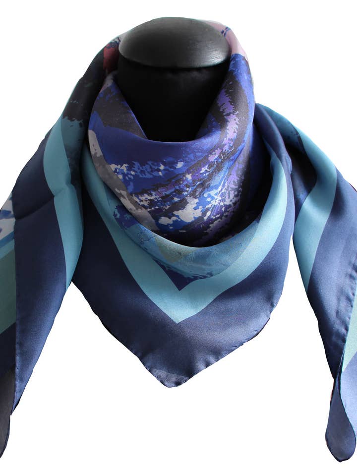 Foulard 100% seda por atacado de tessago