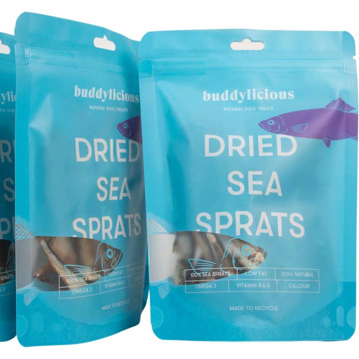 Buddylicious - Wholesale Pet Treats - Dog - Buddylicious 100% Natural Sea Sprats Dog Treats