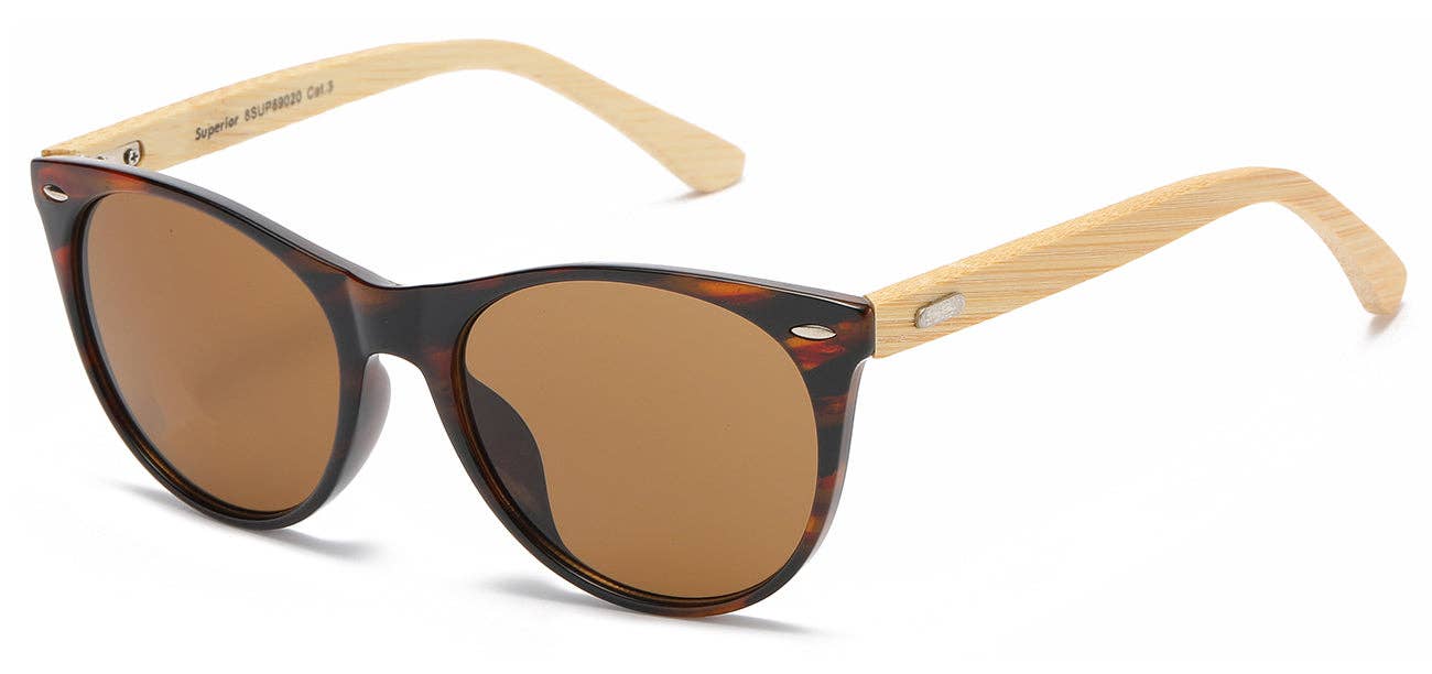Luna Sunglasses - Vendita all'ingrosso Occhiali da sole - Unisex - Occhiali da sole Bamboo Temple - Unisex3