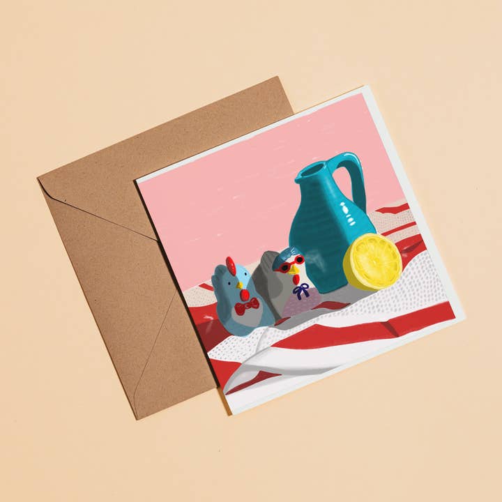 Cool Chicks - Greeting Card for wholesale by Elise Gow Designs