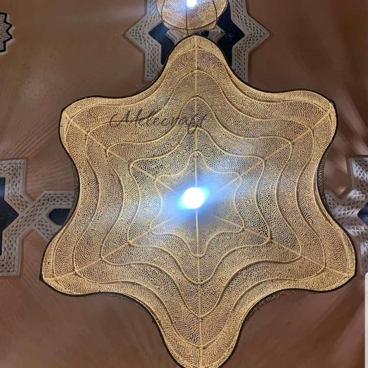 Melecraft - Wholesale Chandelier/hanging light - Handmade Rattan Wave Chandelier2