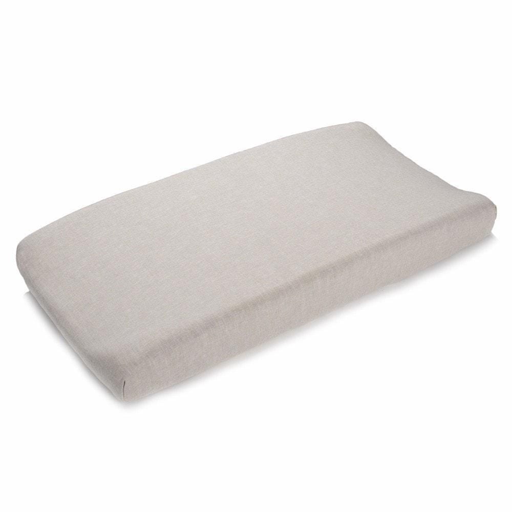 Liz And Roo - Wholesale Changing Mat/Pad Cover - Baby - Flax Linen Contoured Changing Pad Cover0