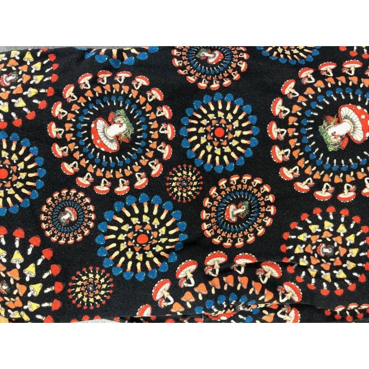 Gypsy Rose - Wholesale Skirt - Women's - Cotton Mushroom Burst Print Utility Wrap Skirt