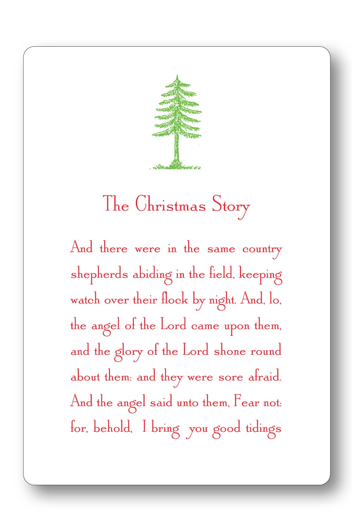 Maison de Papier - Wholesale Religious Card - VEC249888 Christmas Story Prayer Card0