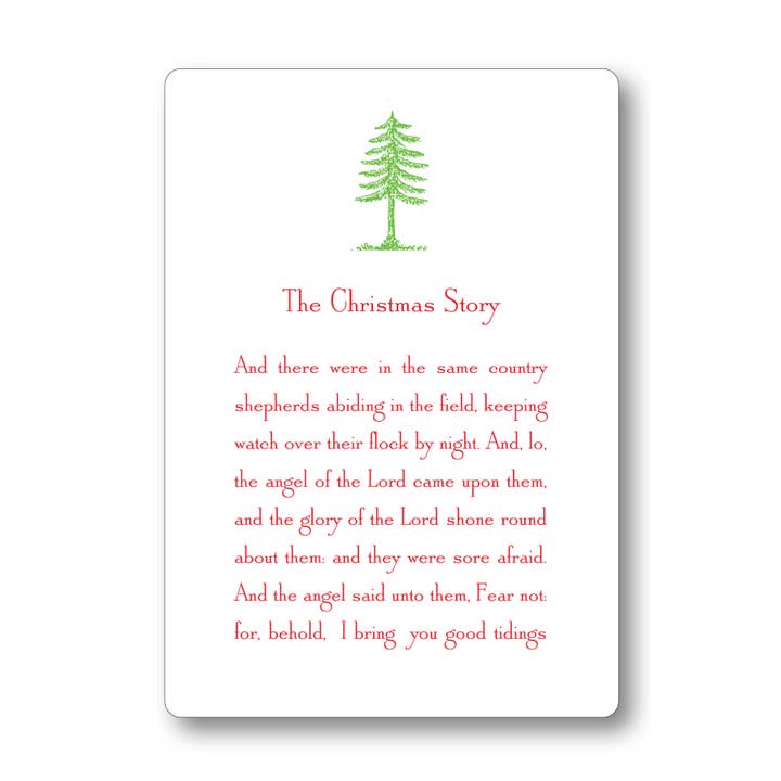 Maison de Papier - Wholesale Religious Card - VEC249888 Christmas Story Prayer Card