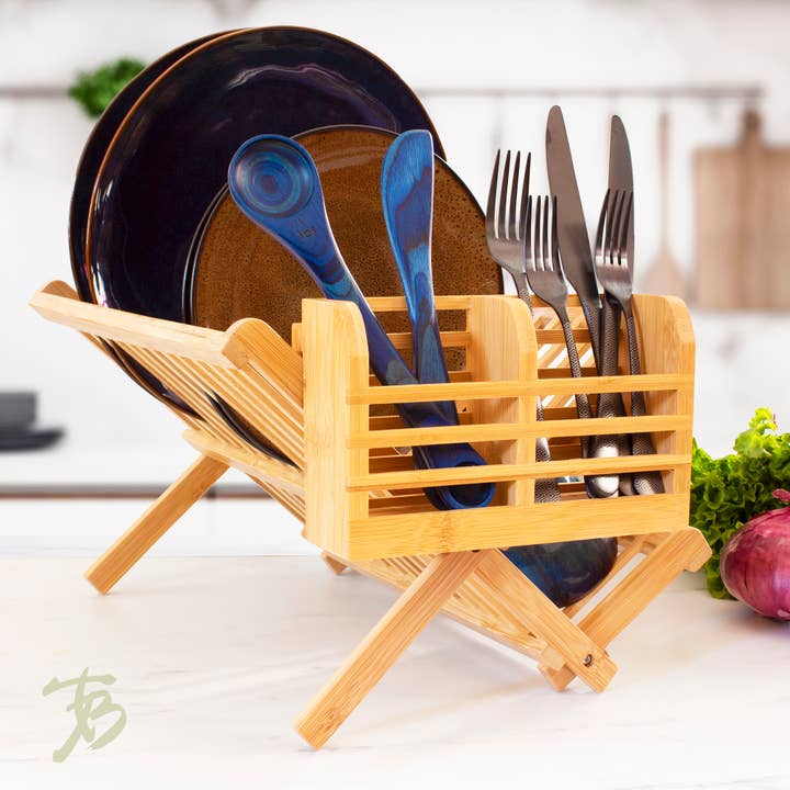 Totally Bamboo - Wholesale Kitchen Storage/Organizer - Dish Rack Utensil Holder