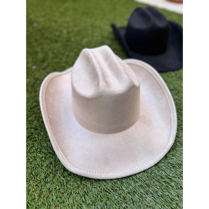 Love and Thyme - Wholesale Cowboy Hat - Women's - Best Seller! Vegan Suede Solid Color Western Cowboy Hat