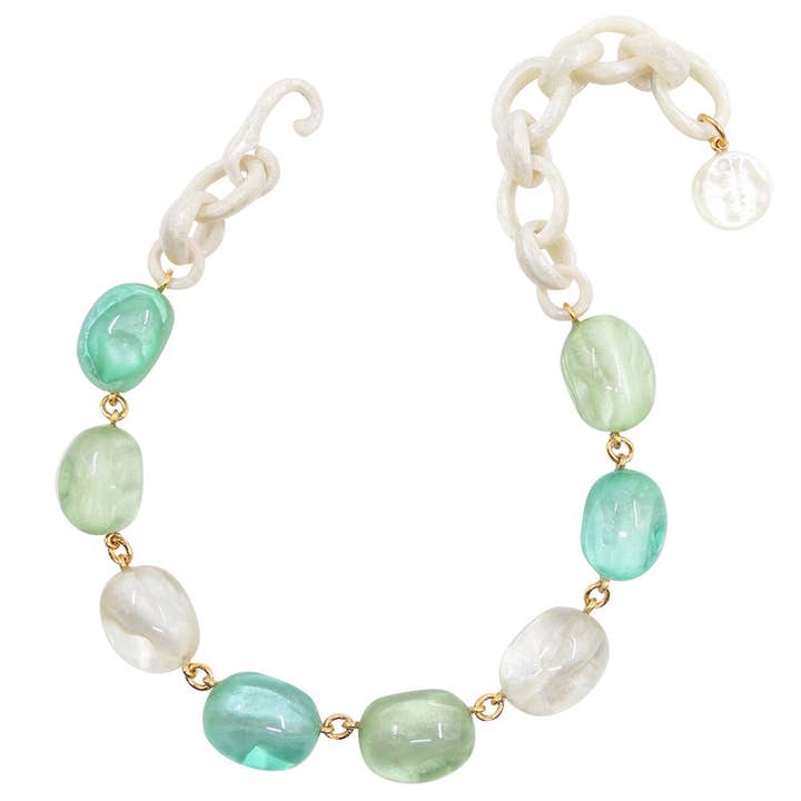 Halskette Andy - 1200425 für den Großhandel von Dominique Denaive Paris