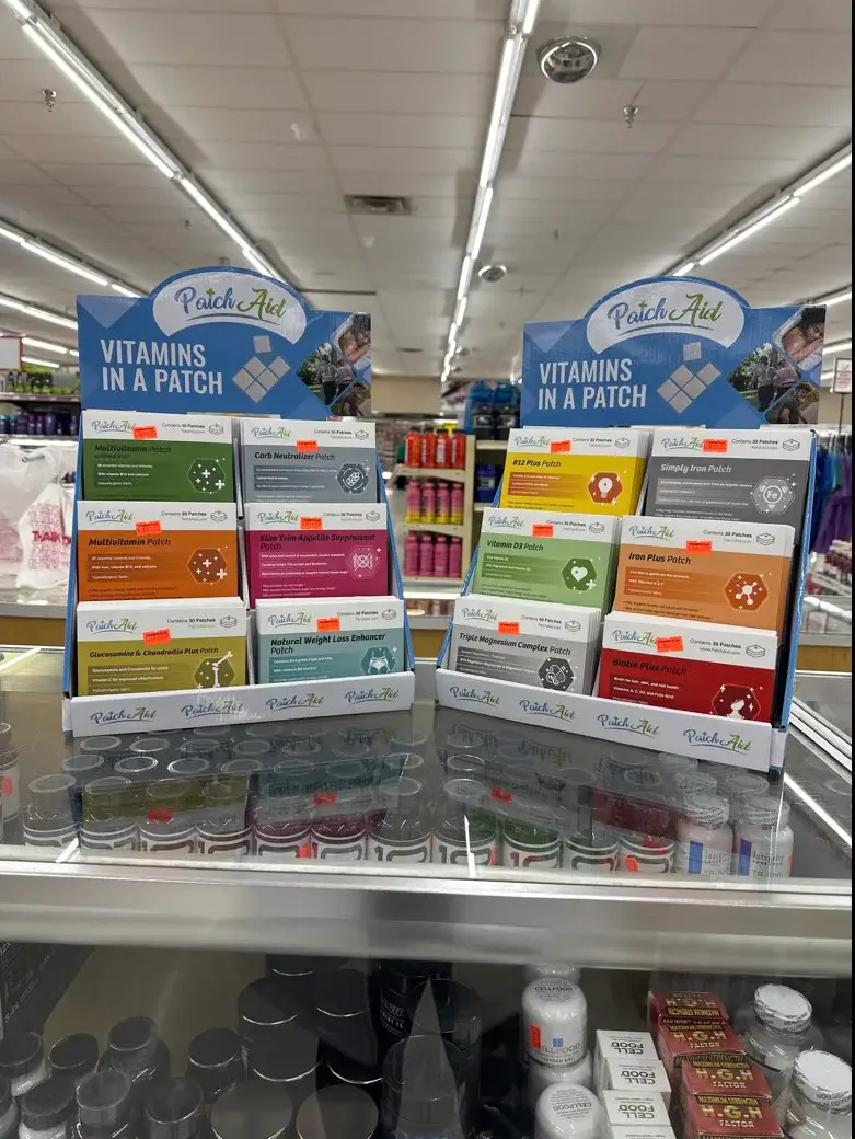 PatchAid - Wholesale Retailer Display Stand/Case - PatchAid Counter Display2