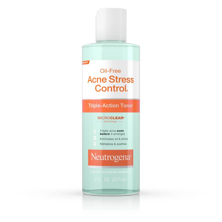 KT Supply – Großhandel Gesichtswasser – Neutrogena Acne Stress Control Toner mit dreifacher Wirkung, 8 Unzen