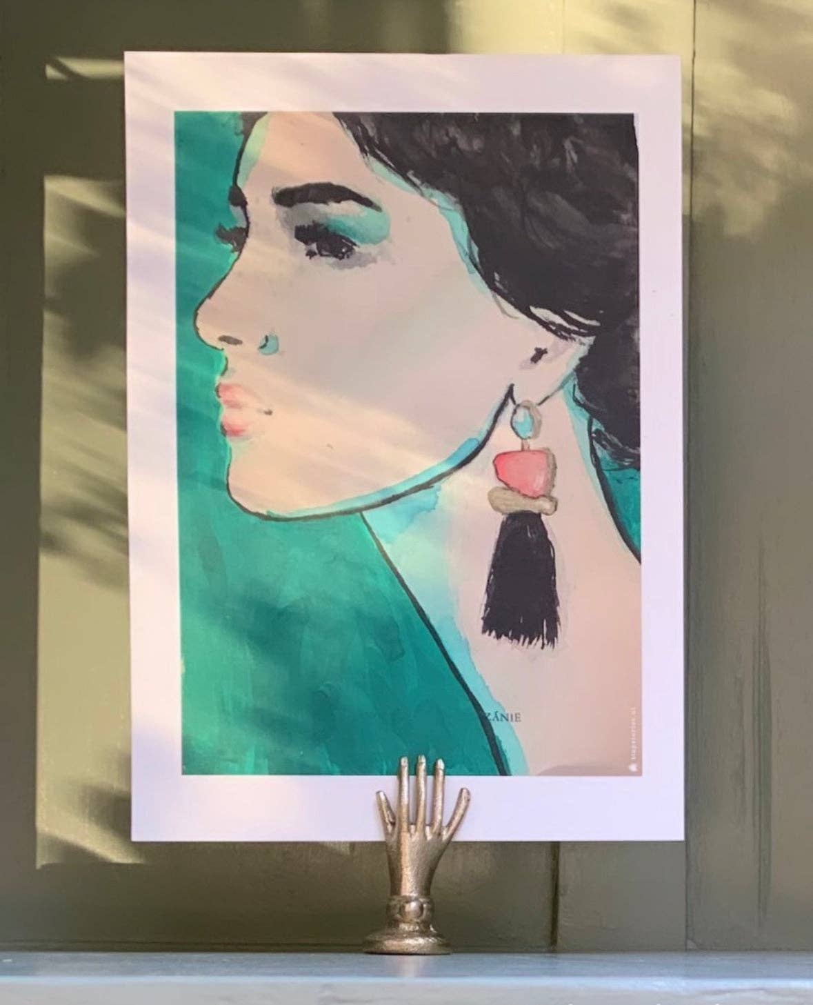 tinystories - Wholesale Postcard - Art Card "Émeraude"6