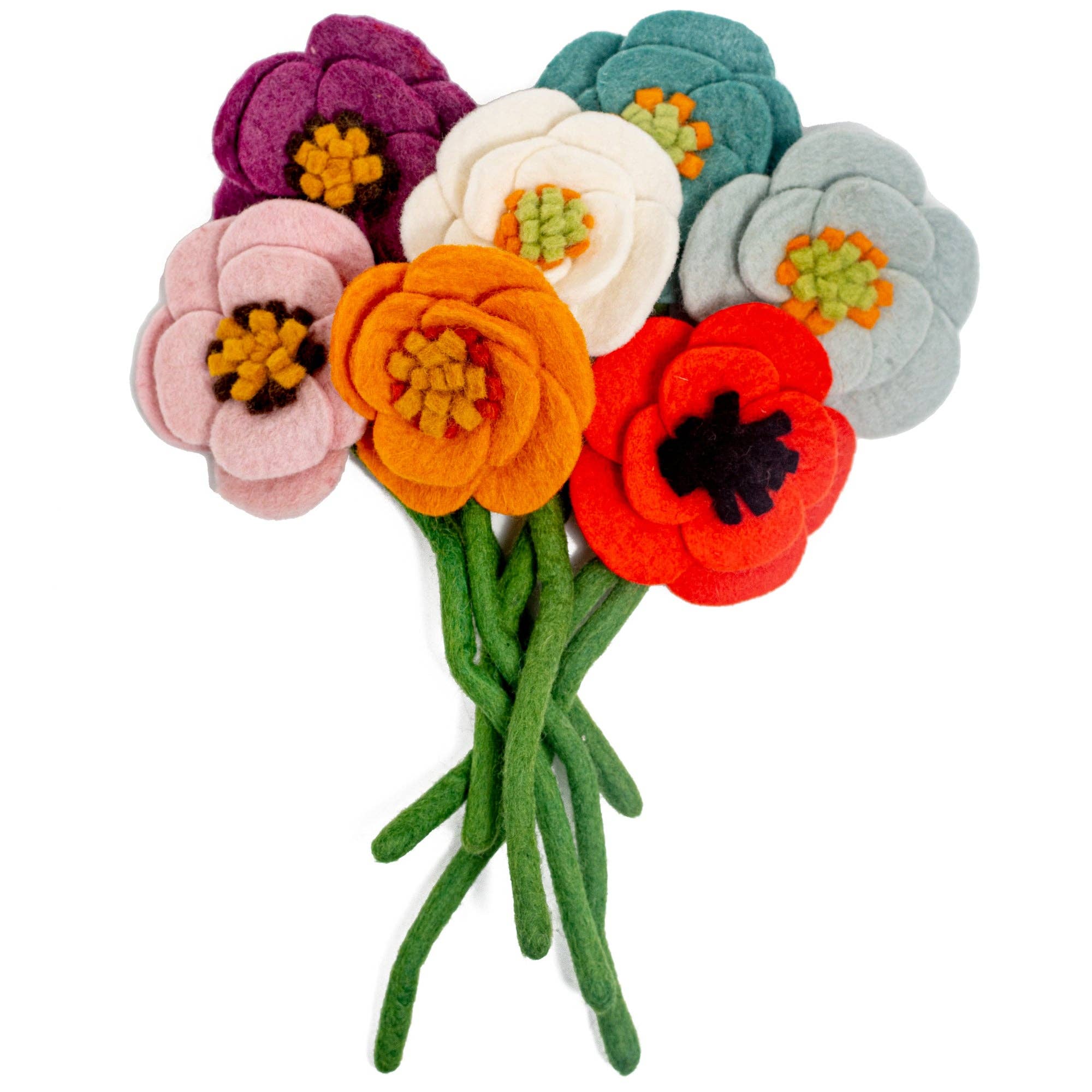 Global Goods Partners - Wholesale Artificial Flowers - Felt Poppy Flower4