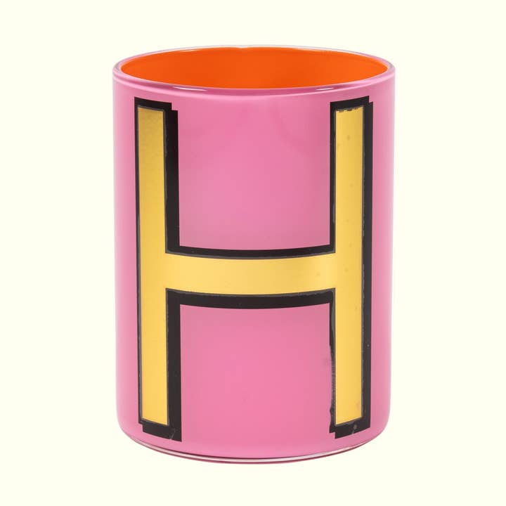 Pot à pinceaux Alphabet - H pour la vente par Bridie Hall Ltd