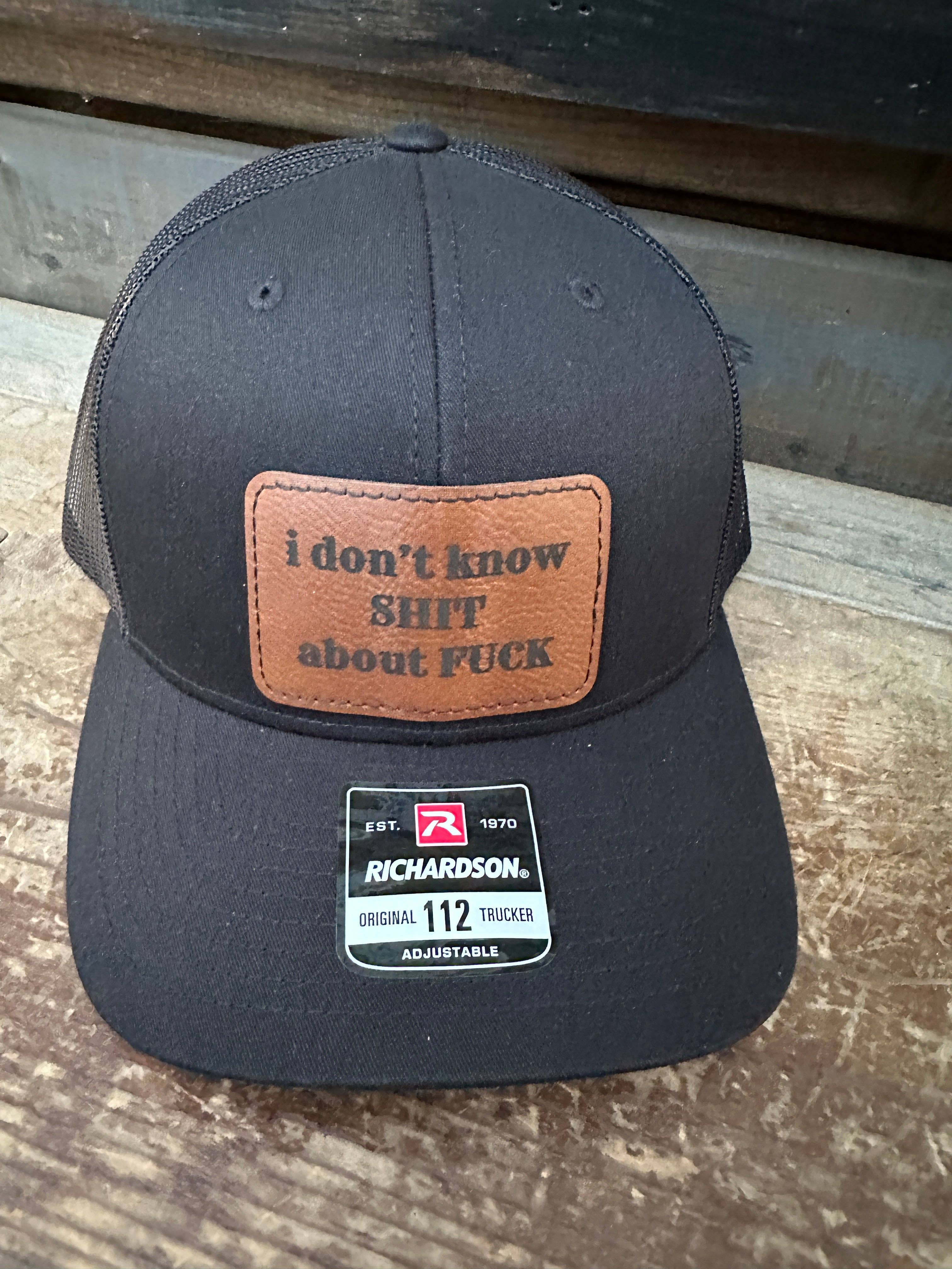 Designed To Flaunt - Wholesale Trucker Hat - Men's - I Don't Know "S" About "F" Men's Richardson 112 Trucker Hat48