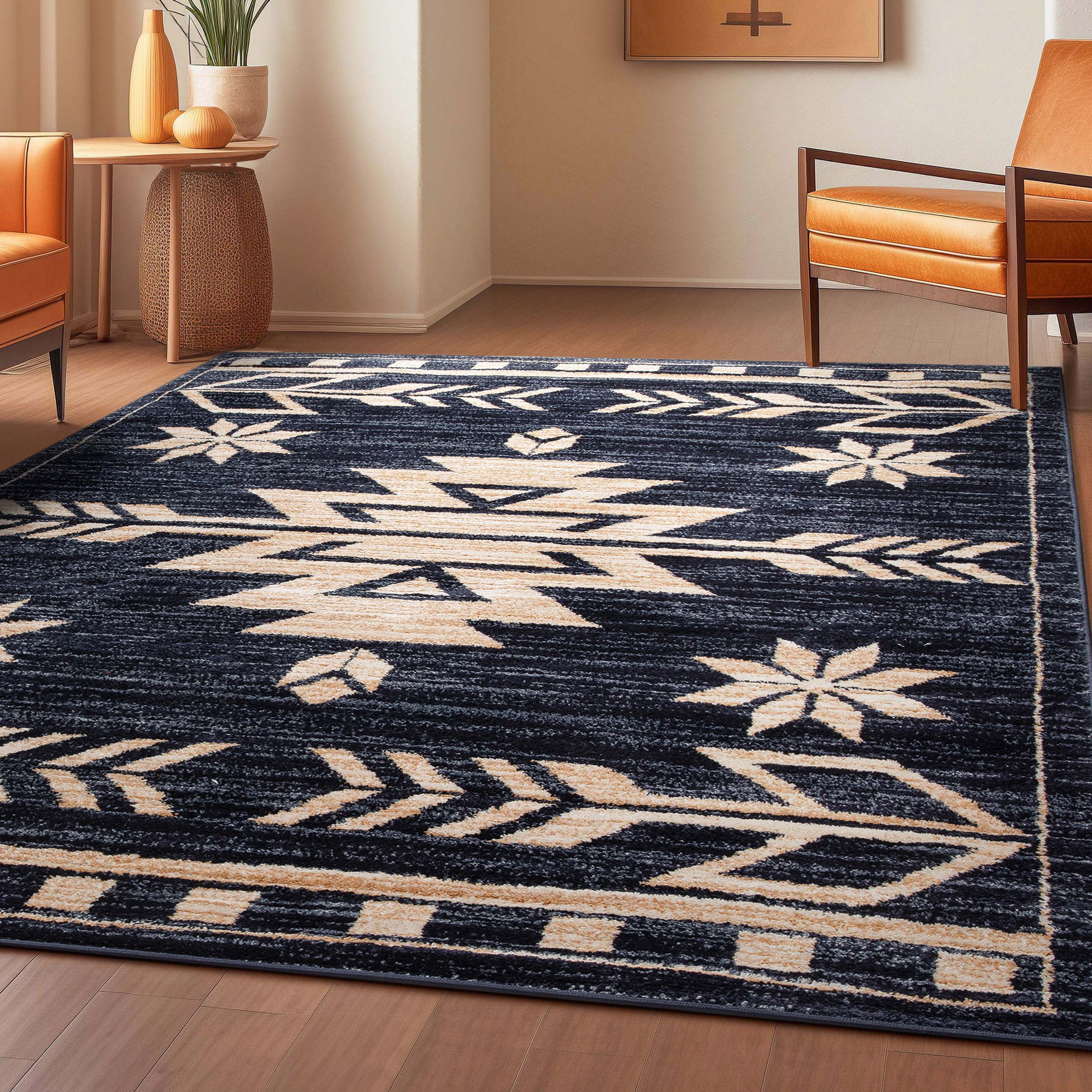 Well Woven - Wholesale Area Rug - Canton Southwestern Tribal Bohemian Blue Rug7
