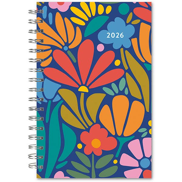 Folksy Florals 2026 16-Month Weekly Planner for wholesale by Sellers Publishing