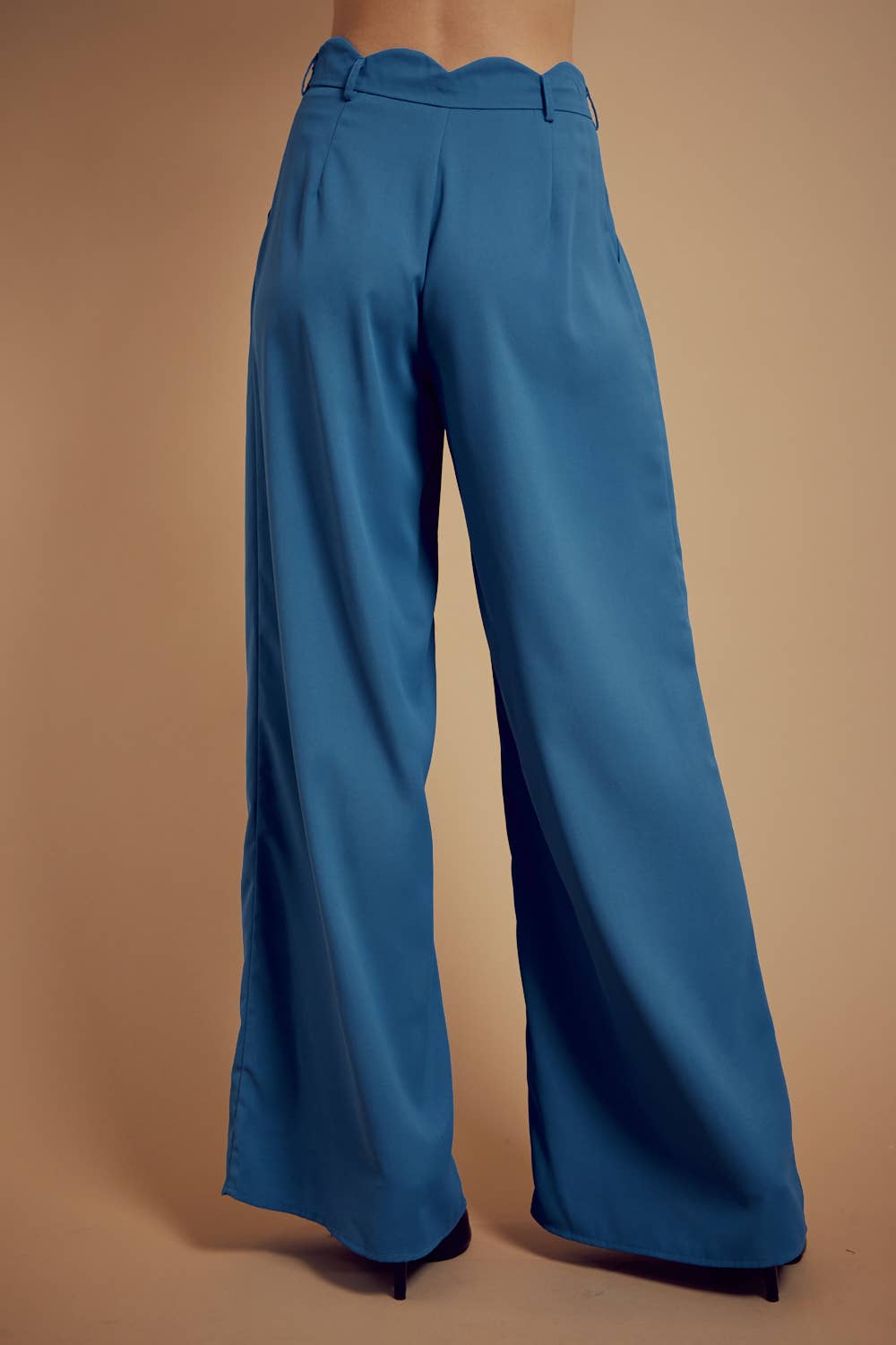 BNS - Vente Pantalon – femme - Pantalon long uni à jambes larges avec poches8