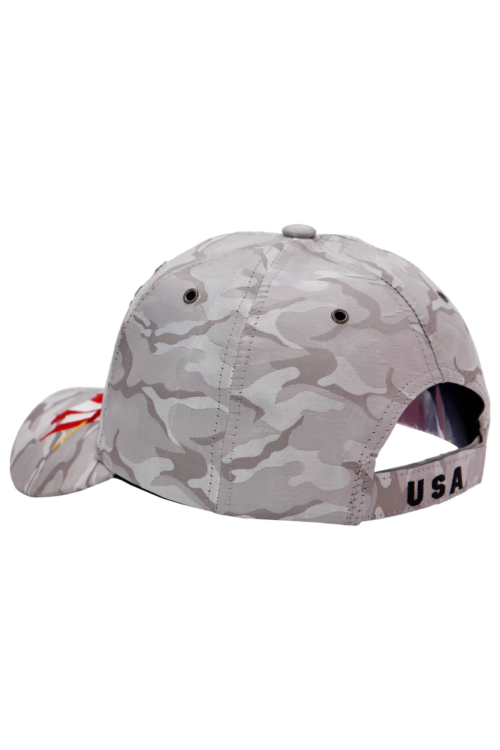 Cap Zone - Wholesale Baseball Cap - Unisex - American Flag Bald Eagle Nylon Camo Baseball Cap19