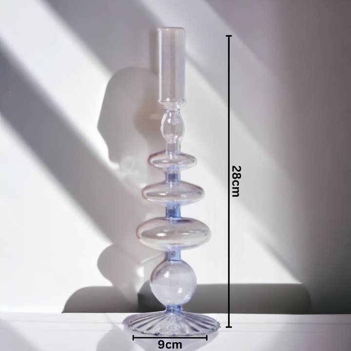 IVORE.GROUP (We cover All Import duty) – Engroshandel Lyseholder – Retro glas klassiske håndlavede lysestager i farvet borosilikatglas7