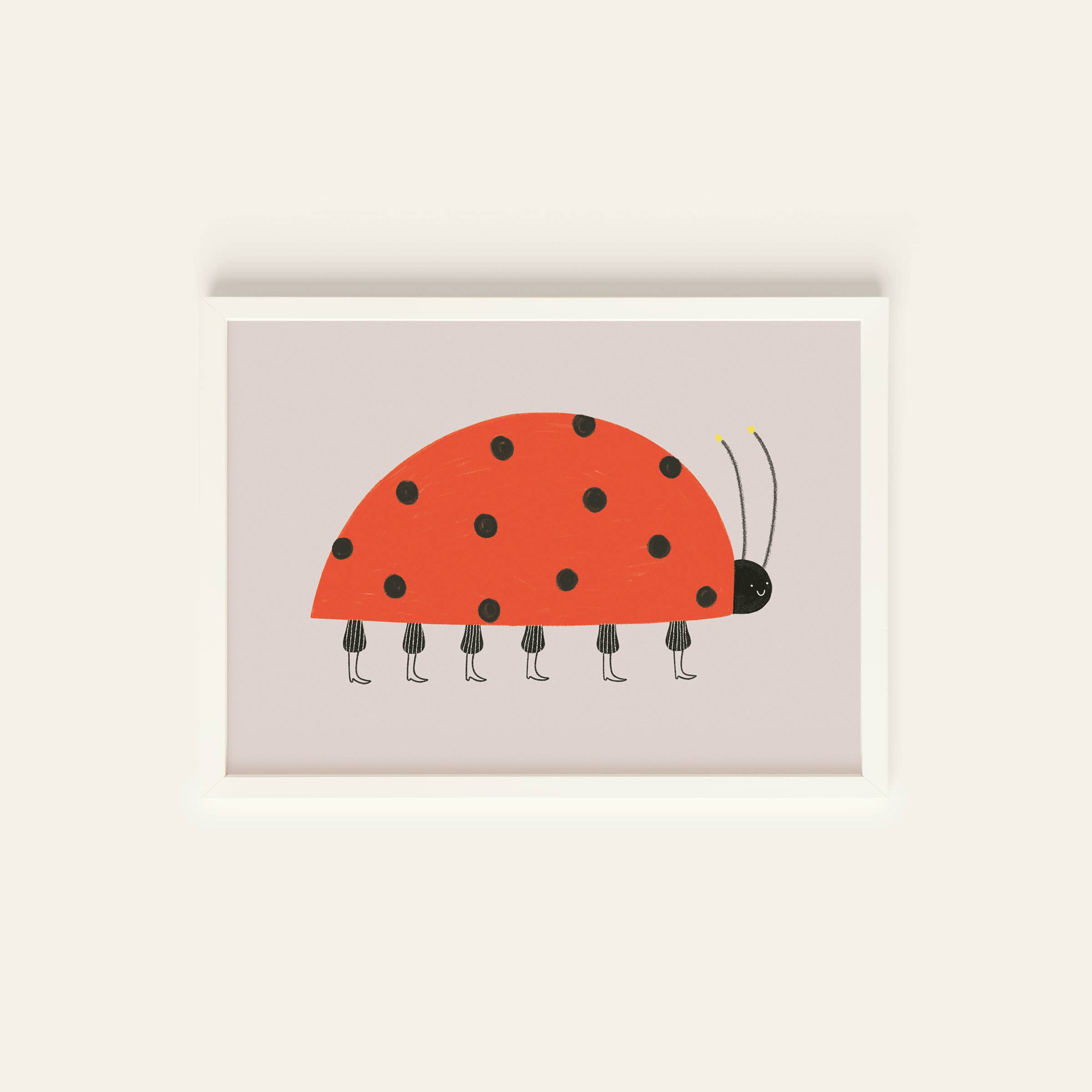 Little Black Cat Illustrated Goods - Wholesale Postcard - Ladybird Postcard Print | A6 Mini Print | Children's Art1