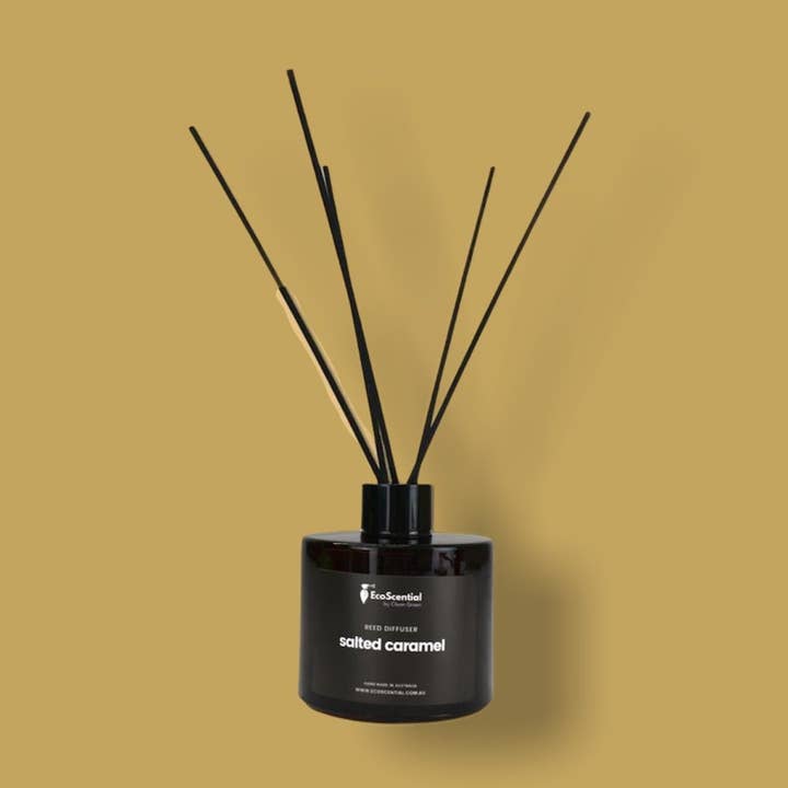Retro Large Salted Caramel Reed Diffuser for wholesale by Three Lifetimes