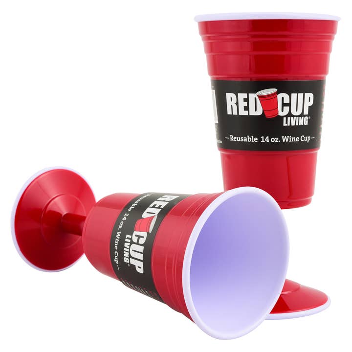 Red Cup Living - Wholesale Wine glass - Red Cup Living 14 Oz Reusable Wine Glass, BPA Free1