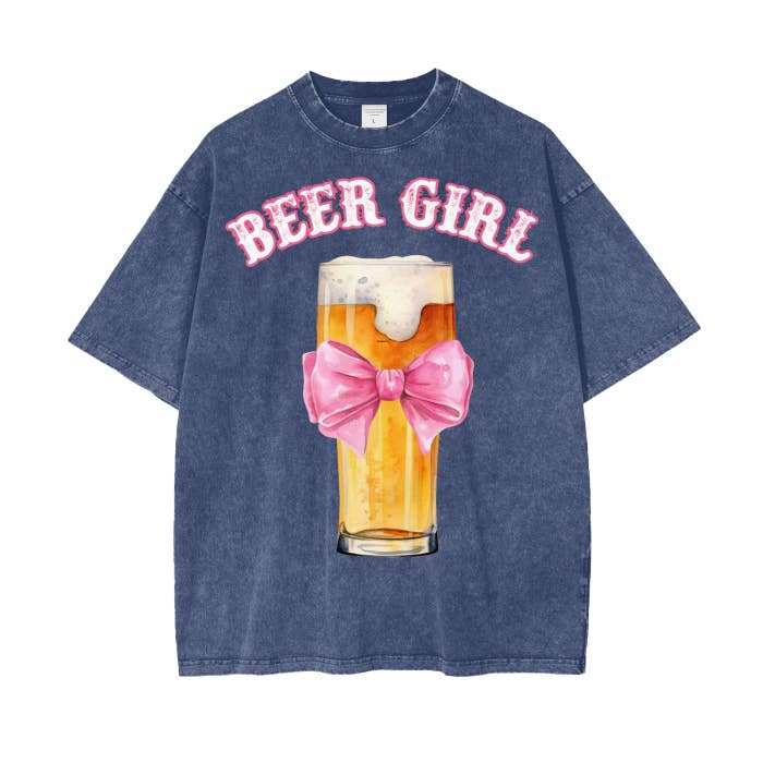 Beer Girl T-shirt for engroshandel hos Colorfulmamas