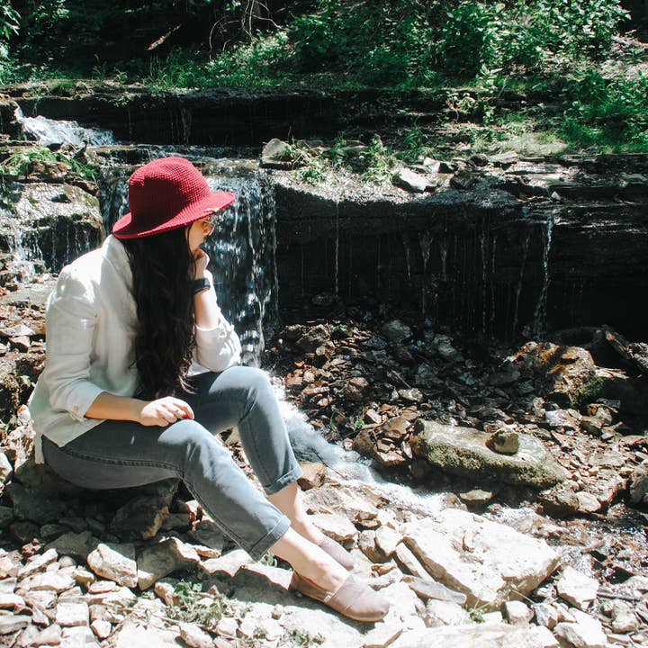 Wide Brim Sun Hat for wholesale by The Hook Up Crochet Co.