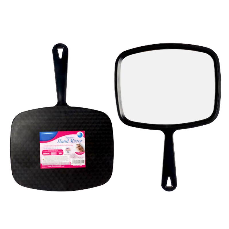 Deluxe Import Trading – Engroshandel Spejl - Børn – Håndspejl 7,3" x 10,6" Sort0