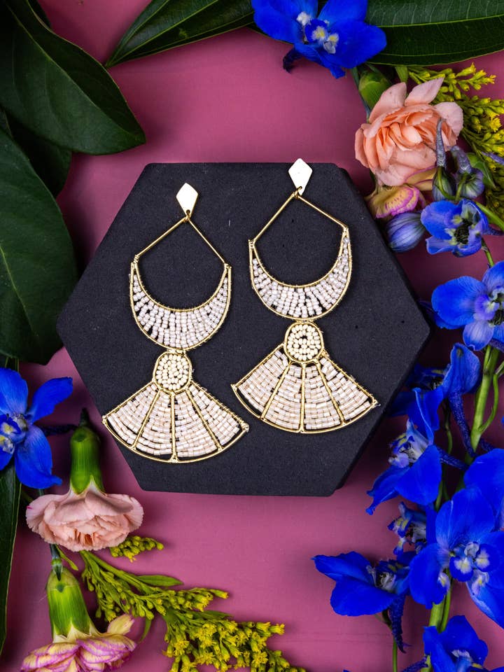 Ivory Fans for wholesale by Mountain Maiden Co.