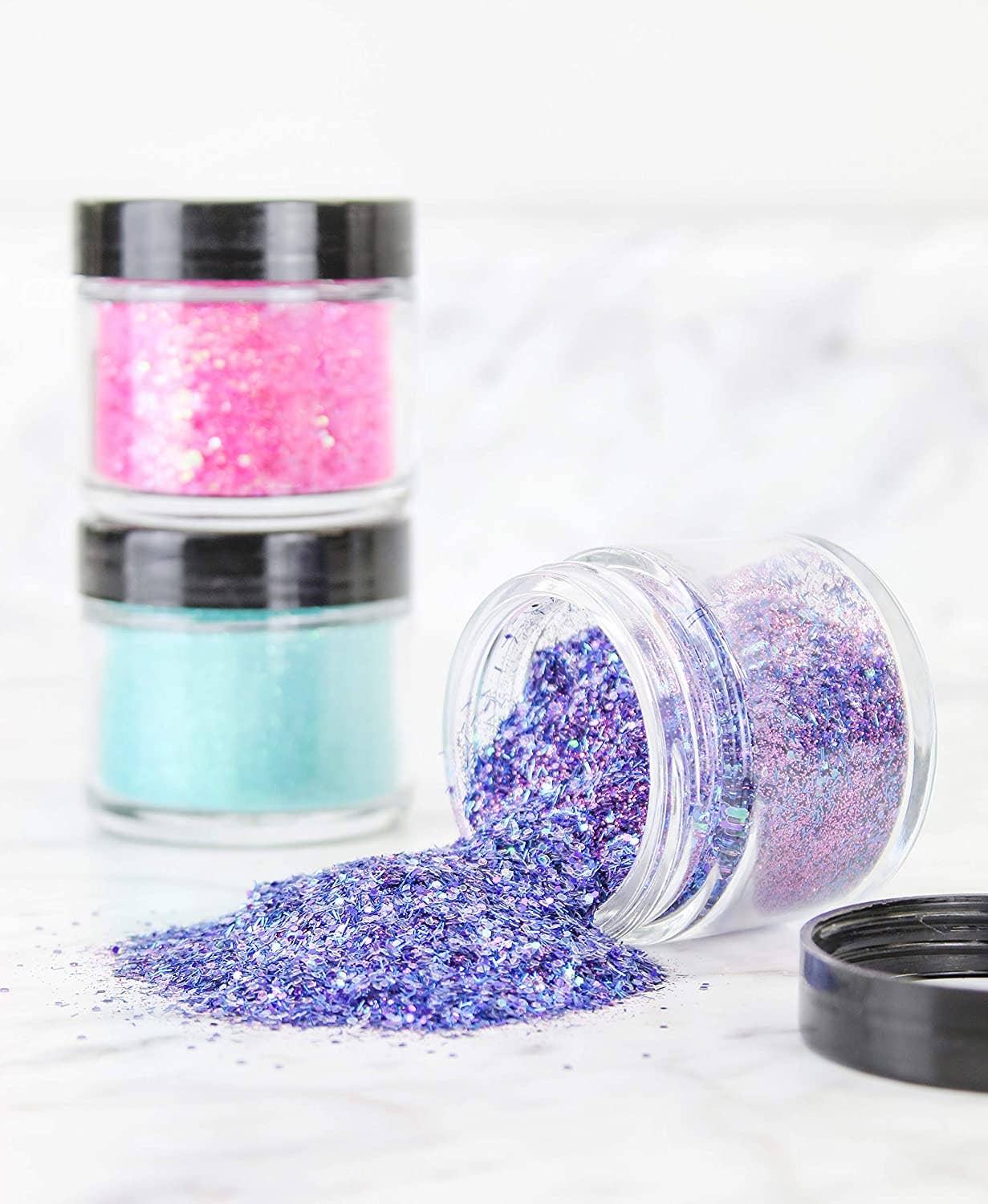 Kurated Korner - Vendita all'ingrosso Barattoli - Barattoli in vetro trasparente con lato dritto Cornucopia da 2 once (12 pezzi)8