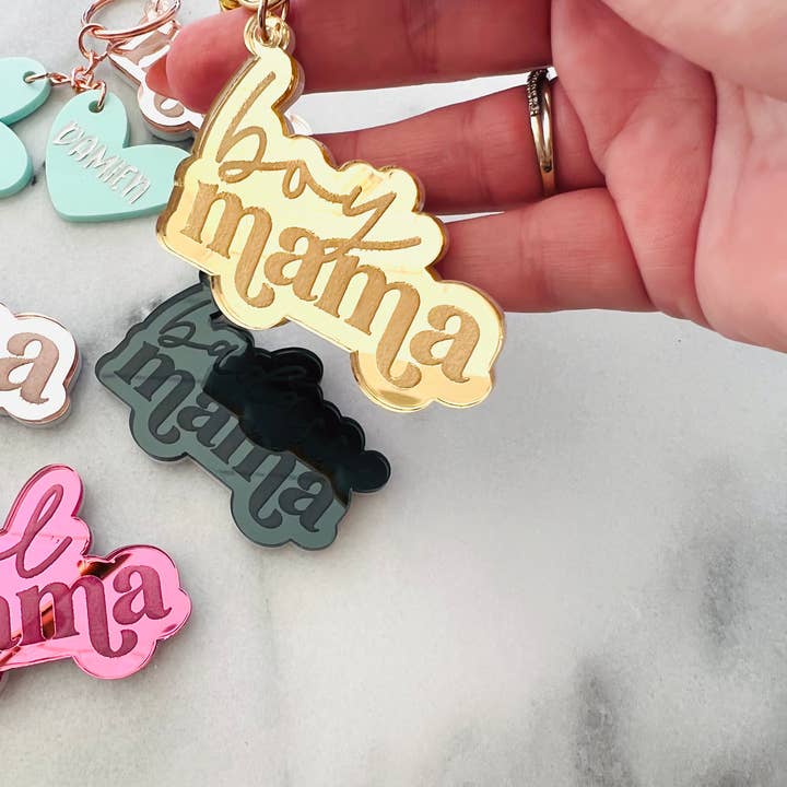 Luxe designs - Wholesale Keychain - Women's - Mama, Nana, Grandma engraved acrylic keychain1