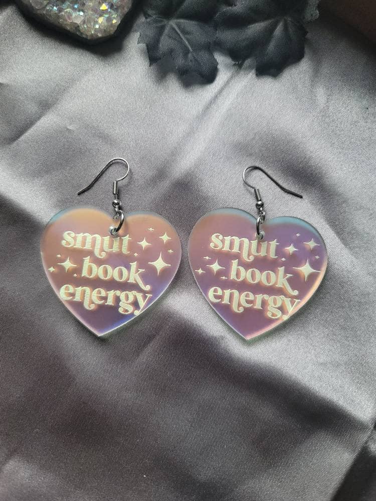 Fallen Pine Studio - Wholesale Dangle Earrings - Smut Book Energy Hearts1