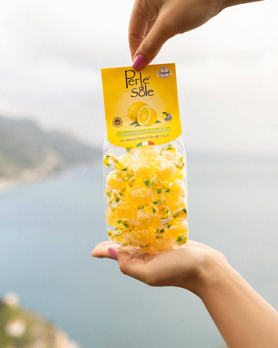 Perle di Sole LLC - Wholesale Hard Candy - Original Lemon Drops from the Amalfi Coast (7.05 oz Bag)6