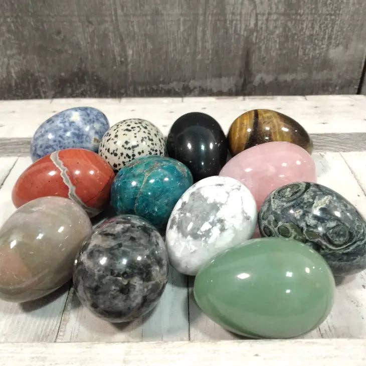 Keystone Crystals - Vente Pierre et cristal de spiritualité - Œuf en pierre précieuse – pour boutiques métaphysiques et magasins de cadeaux11