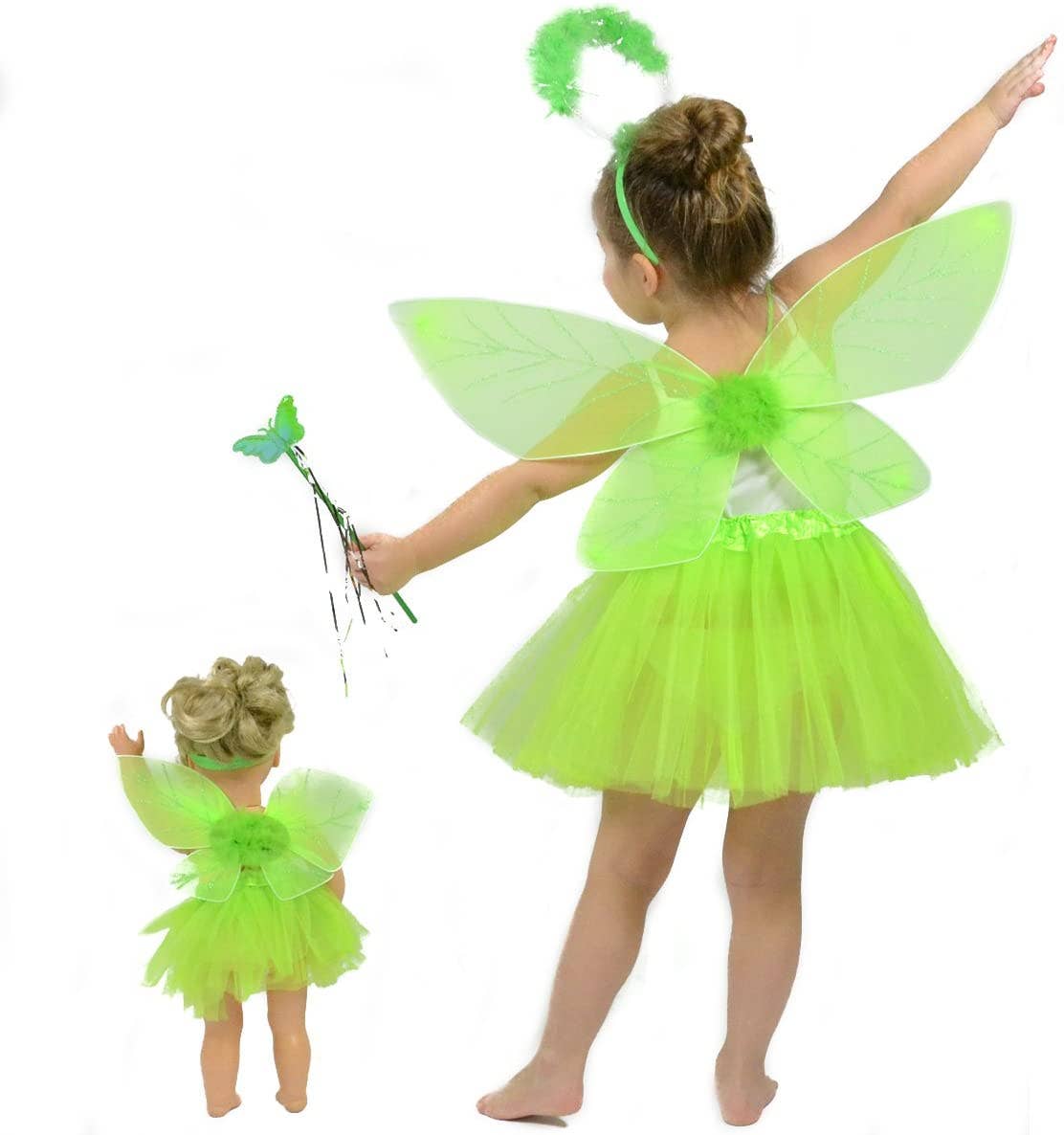 The New York Doll Collection - Wholesale Costume - Kids - Matching Girls and Doll Fairy/ Pixie Dress up Costume1