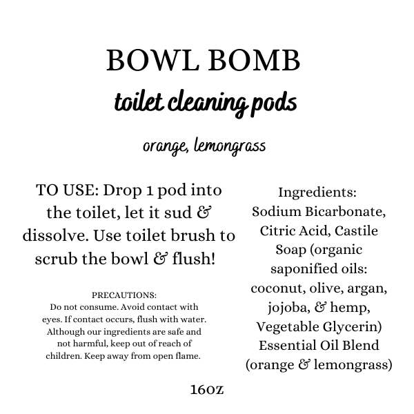 Collectively Divine - Wholesale Toilet Cleaner - Bowl Bombs - Toilet Cleaning Pods3