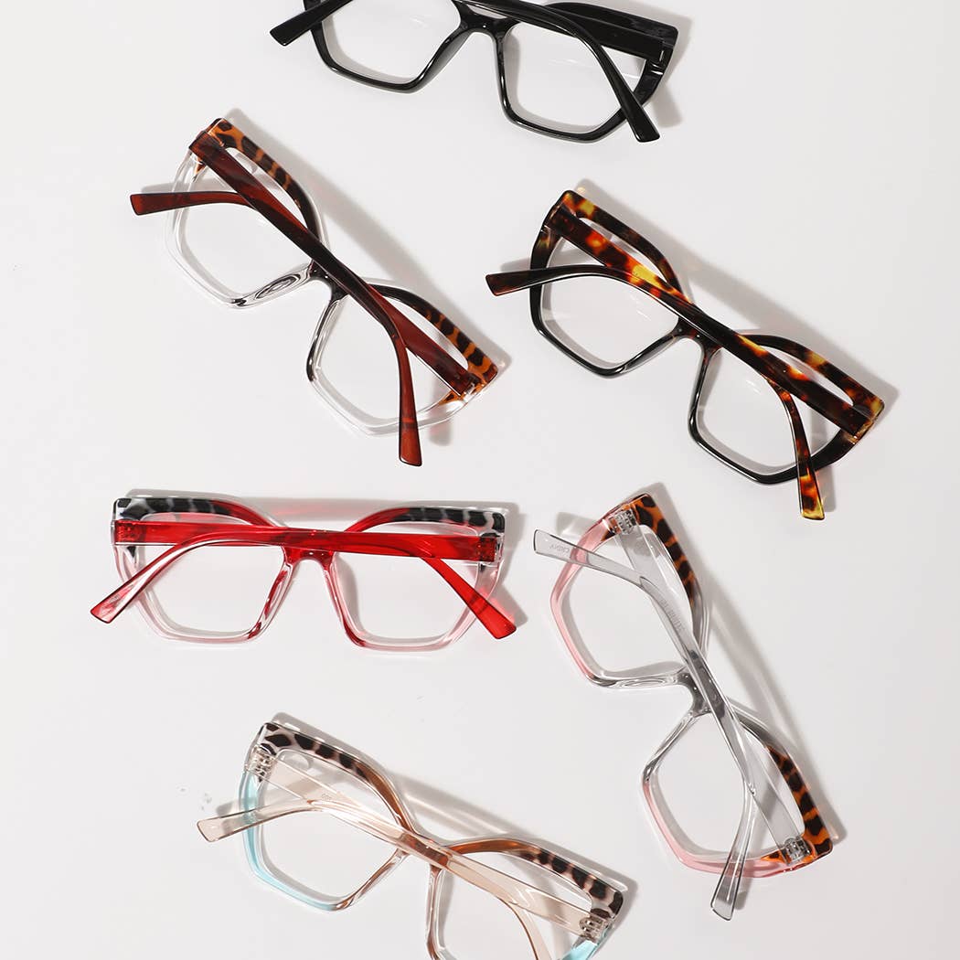 12 COULEURS ASSORTIES Lunettes de lecture mode femme à monture léopard en vente sur Faire1