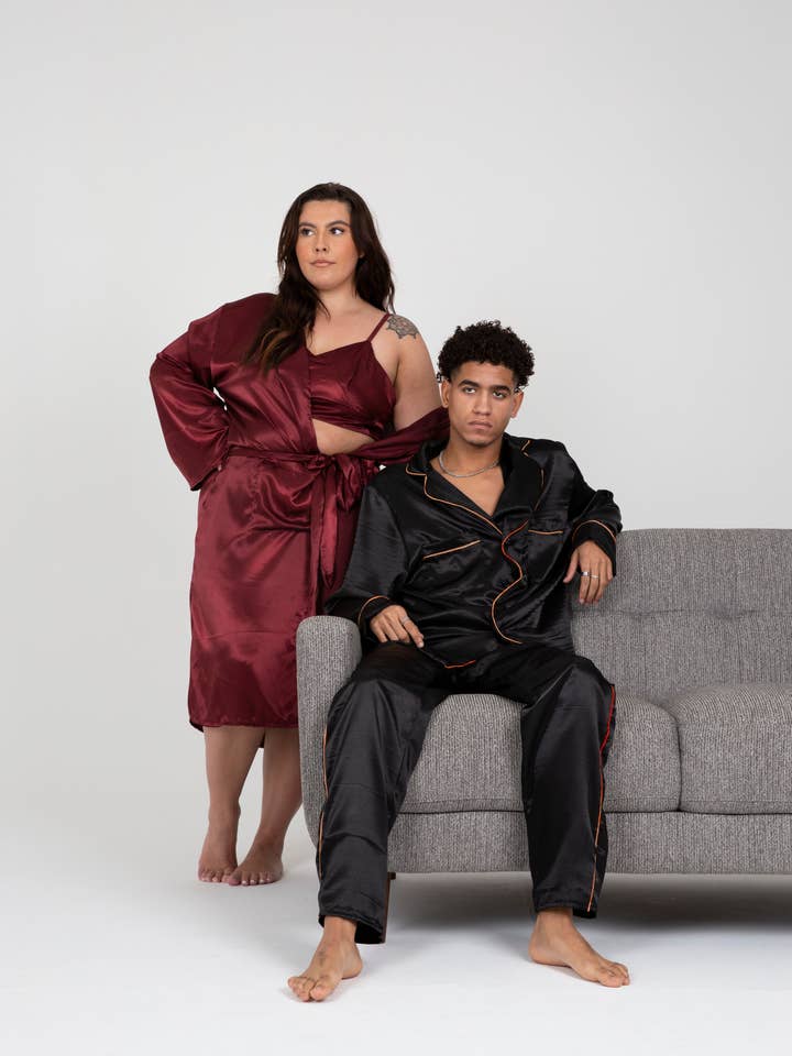 Satin Trousers - Mens for wholesale by AKINSANYA