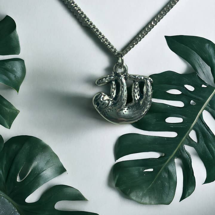 Sloth Necklace for wholesale by Mumu Beads
