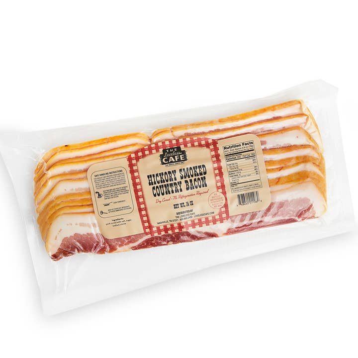 Hickory Smoked Bacon for wholesale by The Loveless Cafe